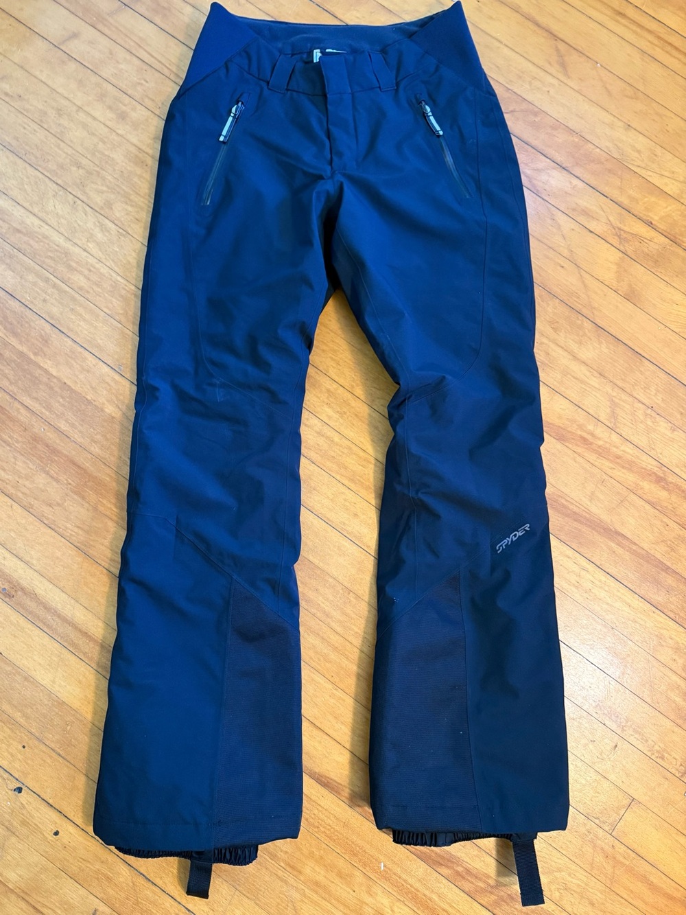 Spyder Women’s “Winner” Black Ski Pants with Zip Pockets - size 4 regular - new